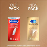 Durex Invisible Ultra Thin Condoms 10 Pack