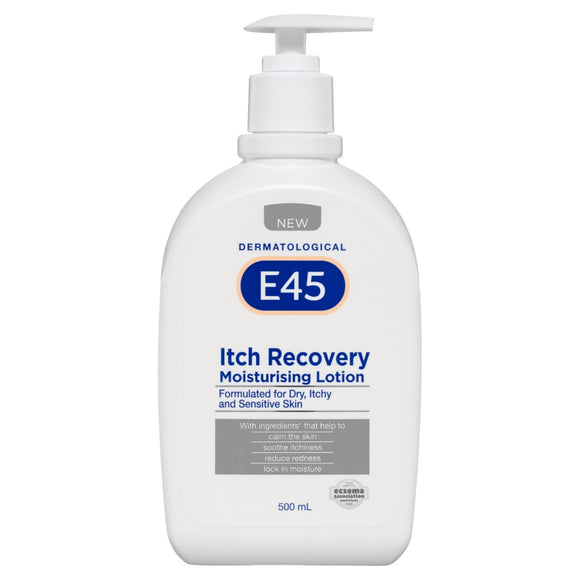 E45 Itch Recovery Moisturising Lotion 500ml