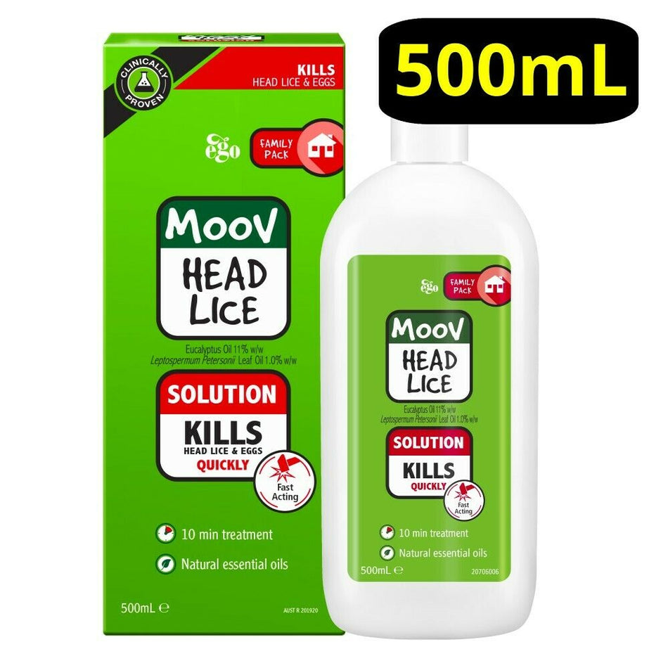Ego Moov Head Lice Solution 500ml