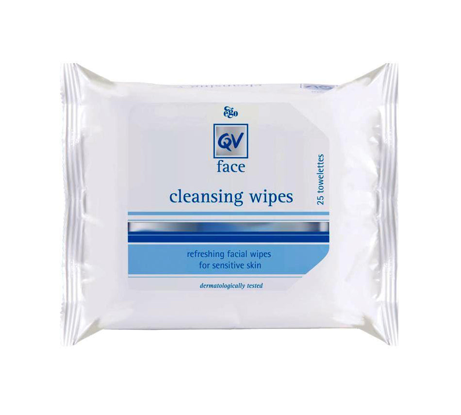 Ego QV Face Cleansing Wipes 25 Pack