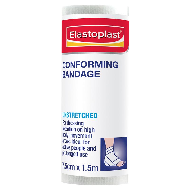 Elastoplast Conforming Bandage Unstretched 7.5cm x 1.5m