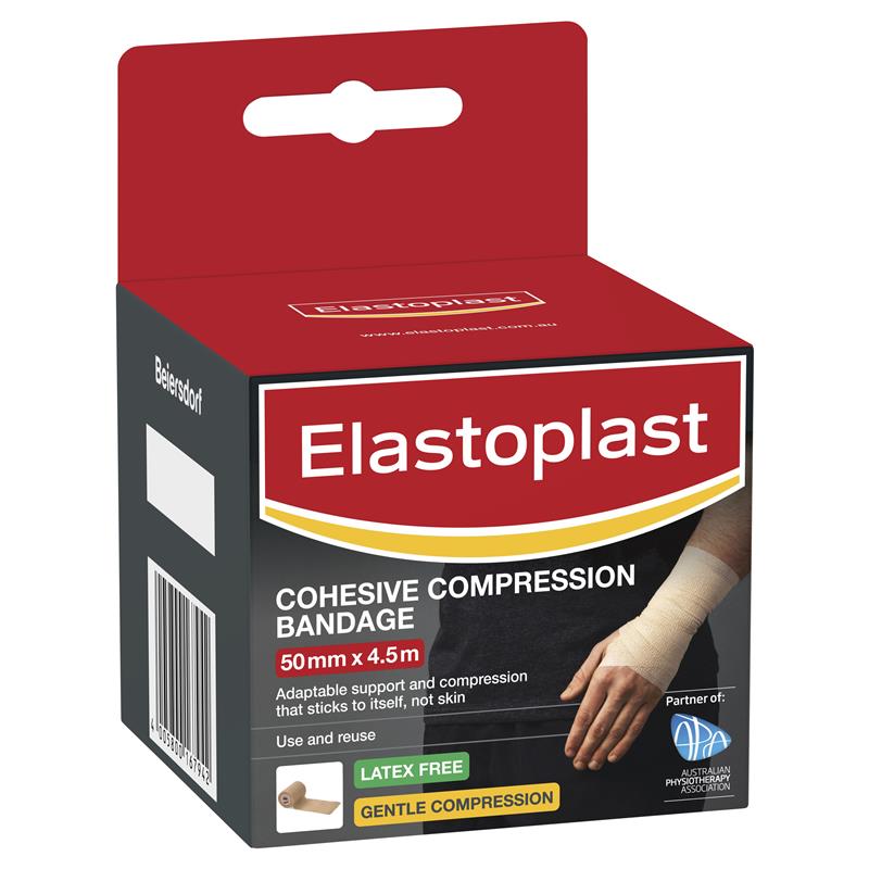 Elastoplast Cohesive Compression Bandage 50mm x 4.5m