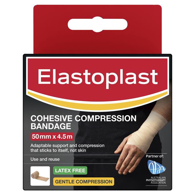 Elastoplast Cohesive Compression Bandage 50mm x 4.5m