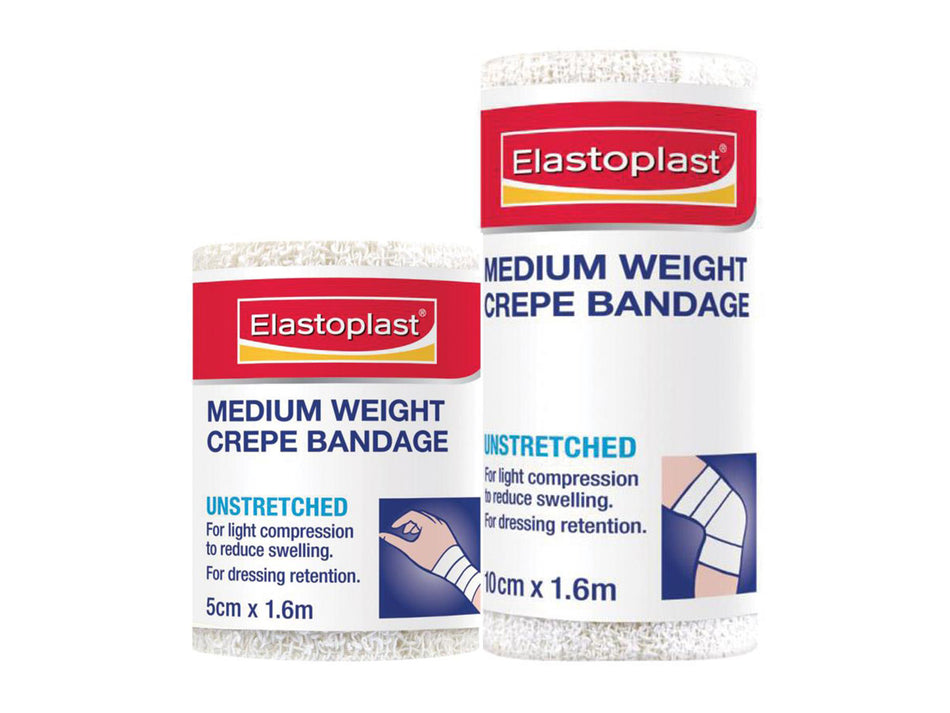 Elastoplast Crepe Bandage Medium Weight 10cm x 1.6m