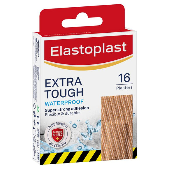 Elastoplast Extra Tough Waterproof Plaster 16 Pack
