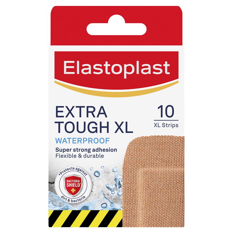 Elastoplast Extra Tough Waterproof Plaster Extra Large 10 Strips