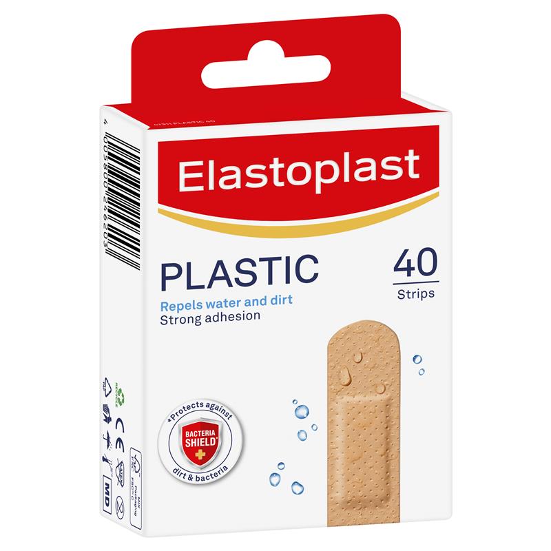 Elastoplast Plastic Water-Resistant 40 Plasters