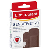 Elastoplast Sensitive Dark Plasters 20 Strips