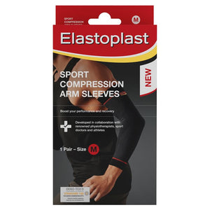 Elastoplast Sport Compression Arm Sleeves 1 Pair Medium