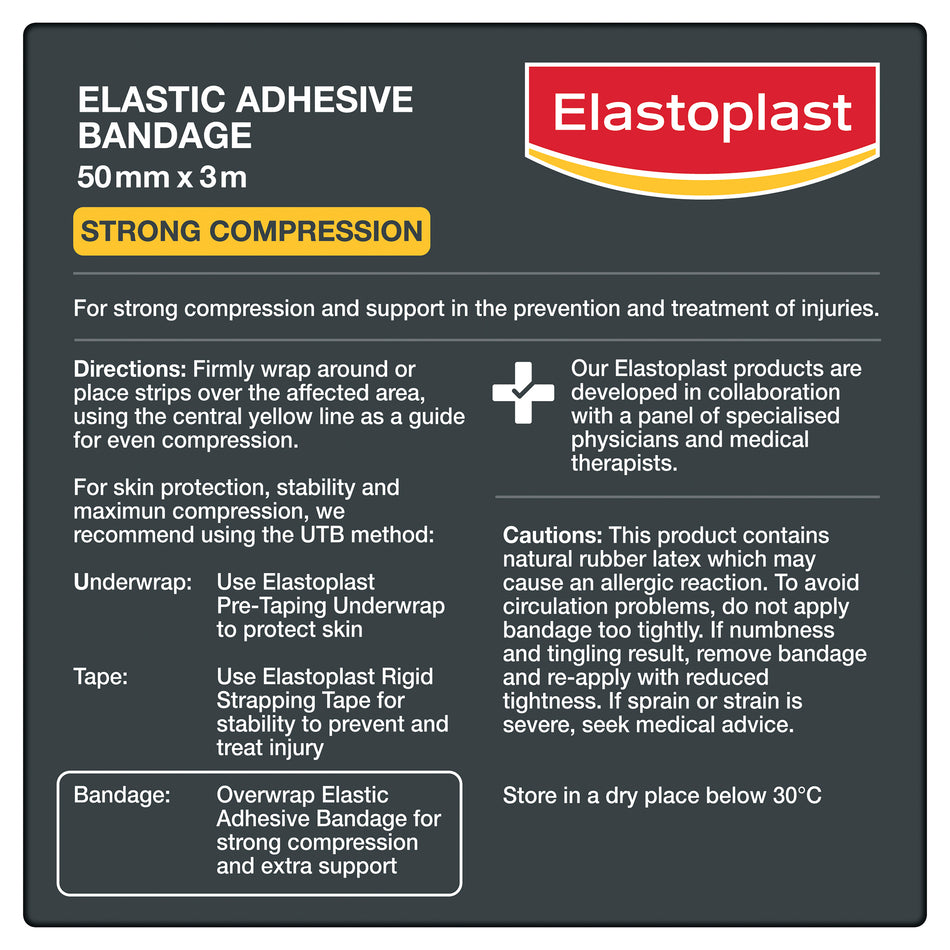 Elastoplast Sport EAB (Elastic Adhesive Bandage) 5.0cm x 3.00m