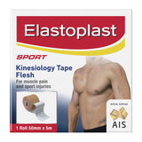 Elastoplast Sport Kinesiology Tape Flesh 50mm x 5m