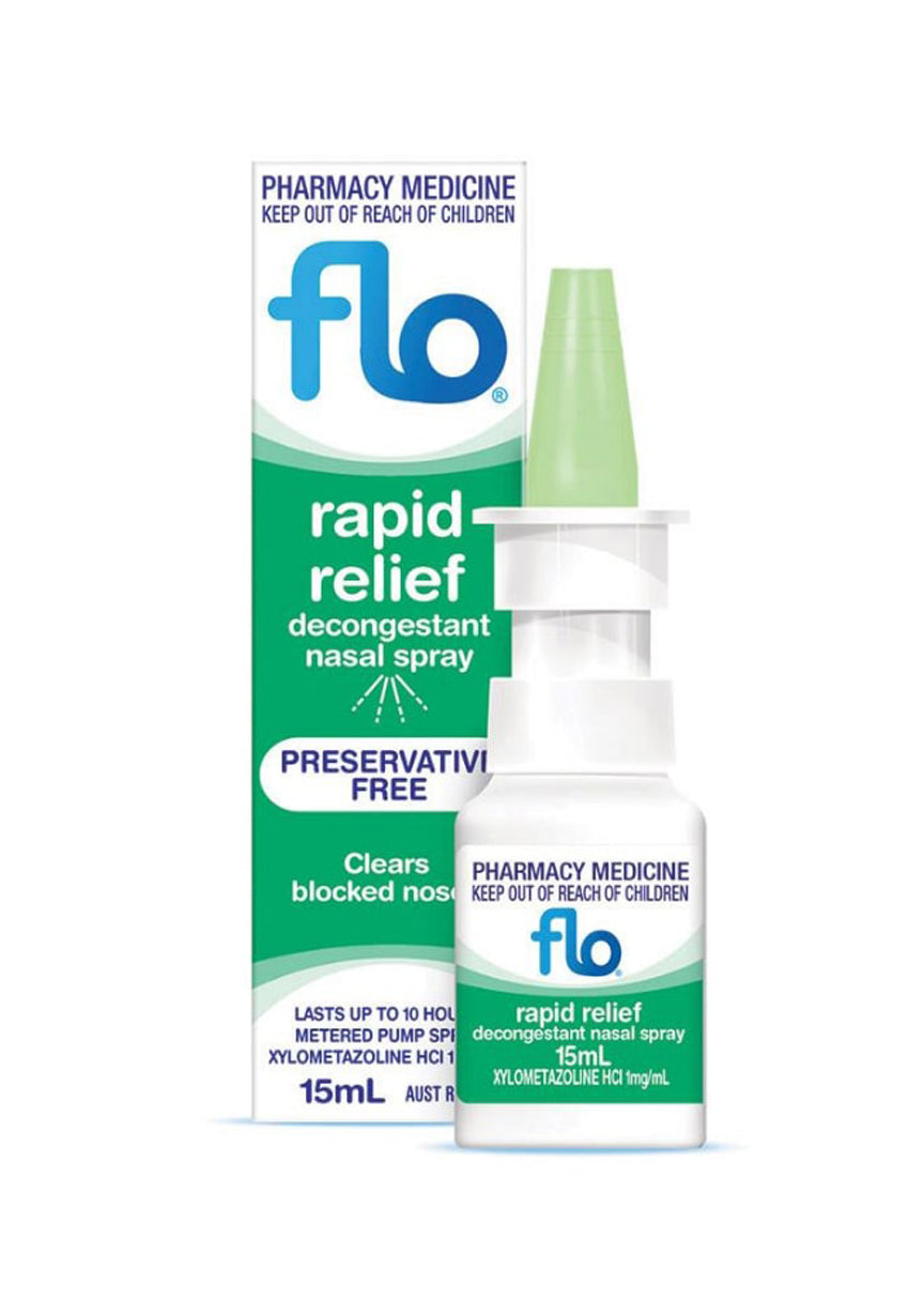 Flo Rapid Relief Decongestant Nasal Spray 15ml