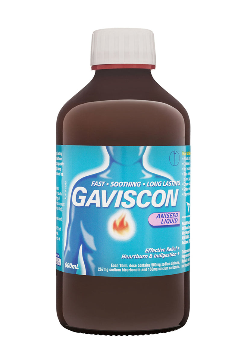 Gaviscon Core Aniseed Liquid Heartburn & Indigestion Relief 600ml