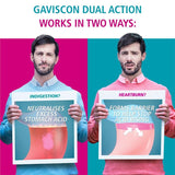 Gaviscon Dual Action Mixed Berry Flavour 16 Tablets