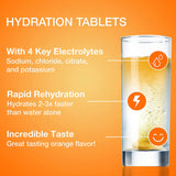 Hydralyte Electrolyte Effervescent Orange 40 Tablets