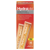 Hydralyte Orange Flavoured Electrolyte Ice Blocks 16 Pack