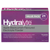Hydralyte Apple Blackcurrant Powder 4.9g x 24 Sachet
