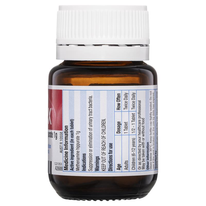 Hiprex Urinary Tract Antibacterial 1g 20 Tablets