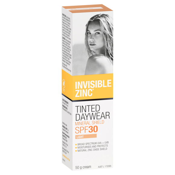 Invisible Zinc Tinted Daywear - Light - SPF 30+ 50g