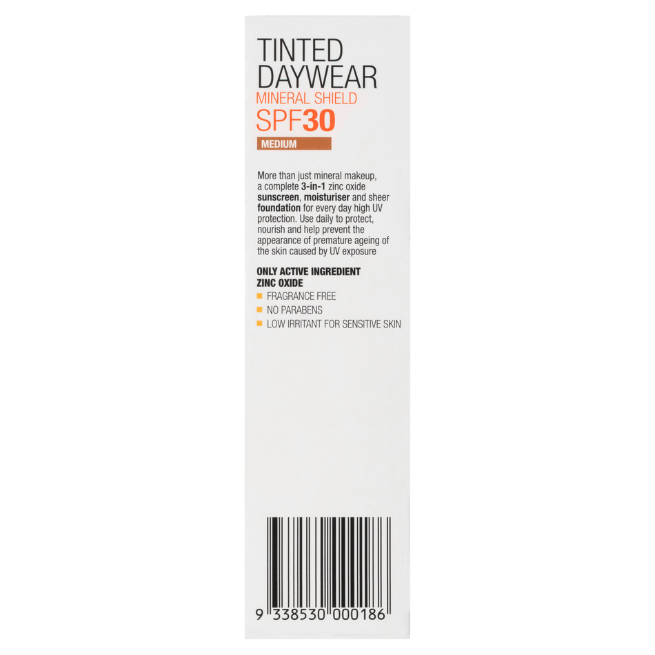 Invisible Zinc Tinted Daywear Medium - SPF 30+ 50g