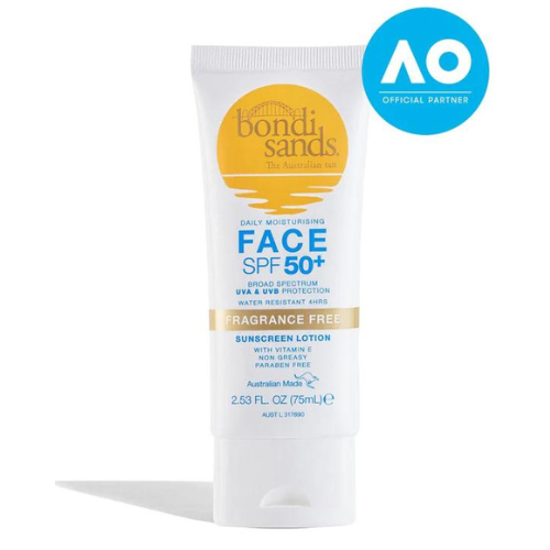 Bondi Sands SPF 50+ Fragrance Free Face Sunscreen Lotion 75 ml