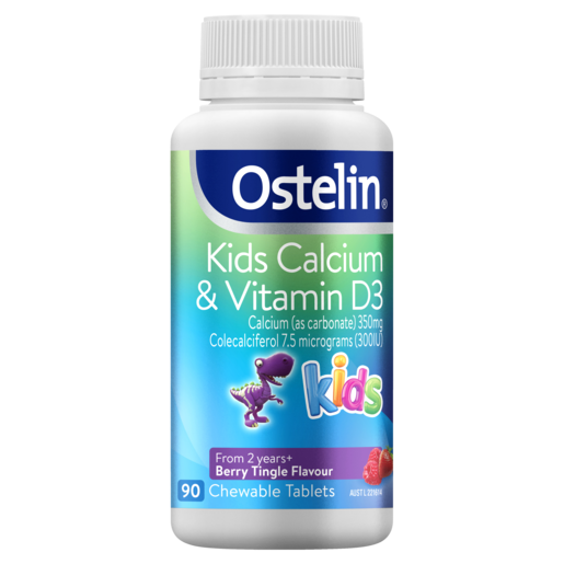 Ostelin Kids Calcium & Vitamin D3 Tablets