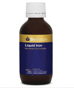BioCeuticals Liquid Iron 200ml - Bioavailable Iron Complex