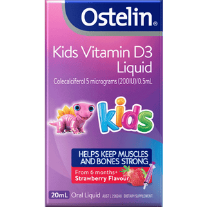 Ostelin Vitamin D Liquid for Kids - 20mL