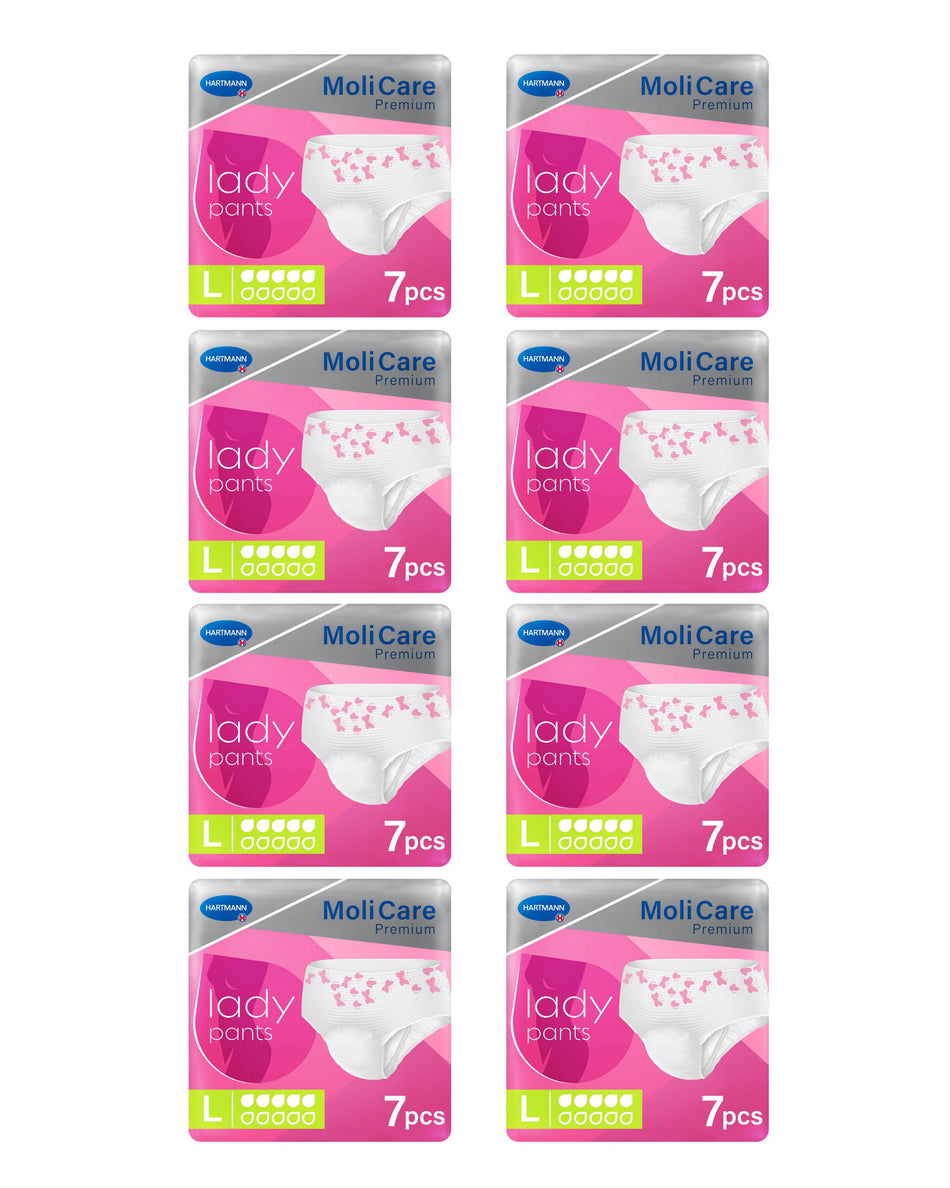 MoliCare Premium Lady Pants 5 Drops Large 7 Pants x 8 Packs