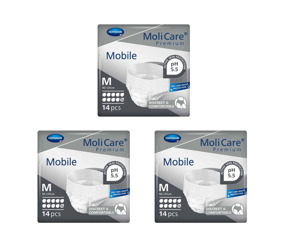 MoliCare Premium Mobile 10 Drops Medium 14 Pants x 3 Packs