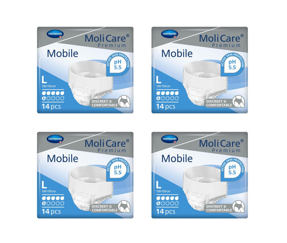 MoliCare Premium Mobile 6 Drops Large x 4 Packs