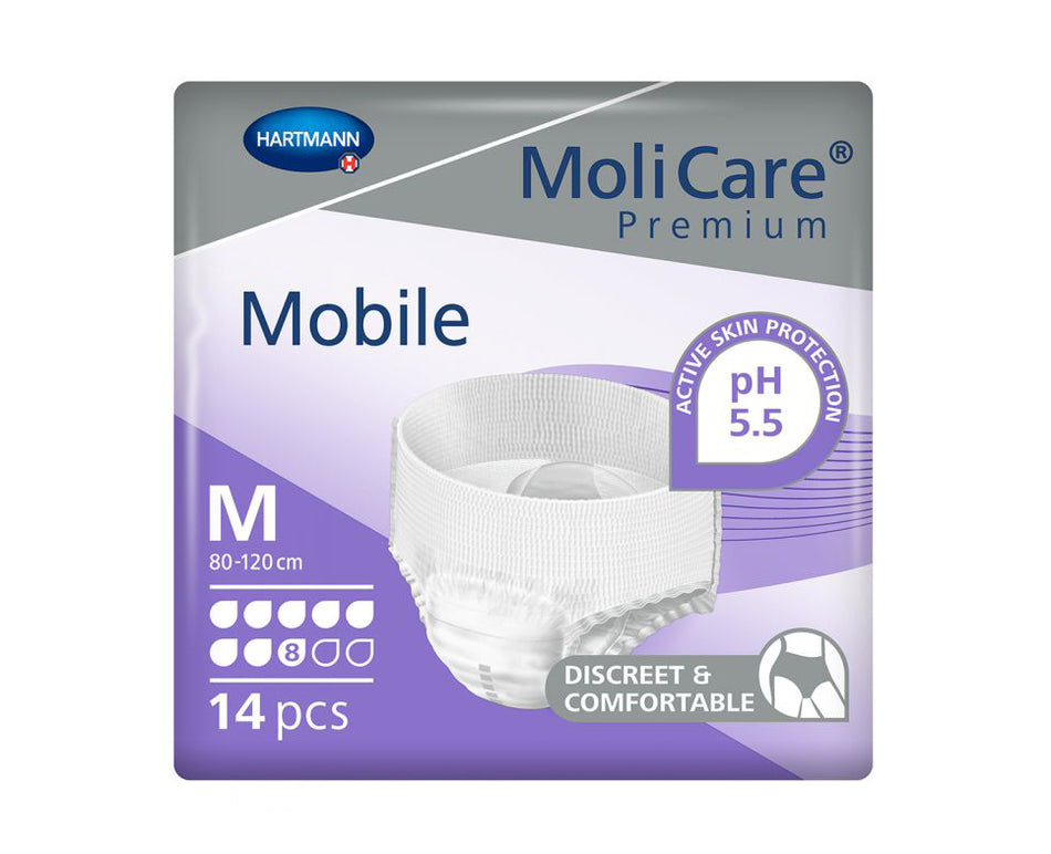 MoliCare Premium Mobile 8 Drops Medium 14 Pants x 3 Packs Value Pack