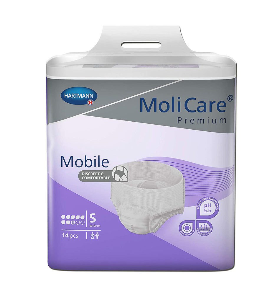 MoliCare Premium Mobile 8 Drops Small 4 Packs x 14 Pants Value Pack