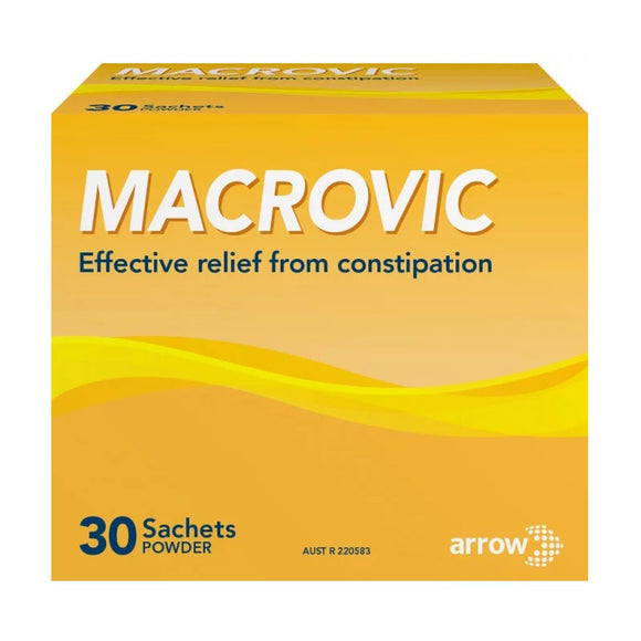 Macrovic Effective Relief From Constipation Powder 30 Sachets