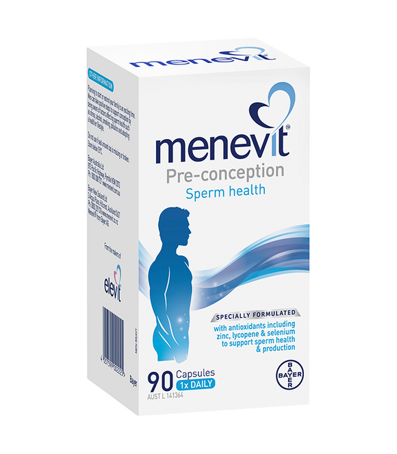 Menevit Pre-Conception Sperm Health Capsules 90 Pack