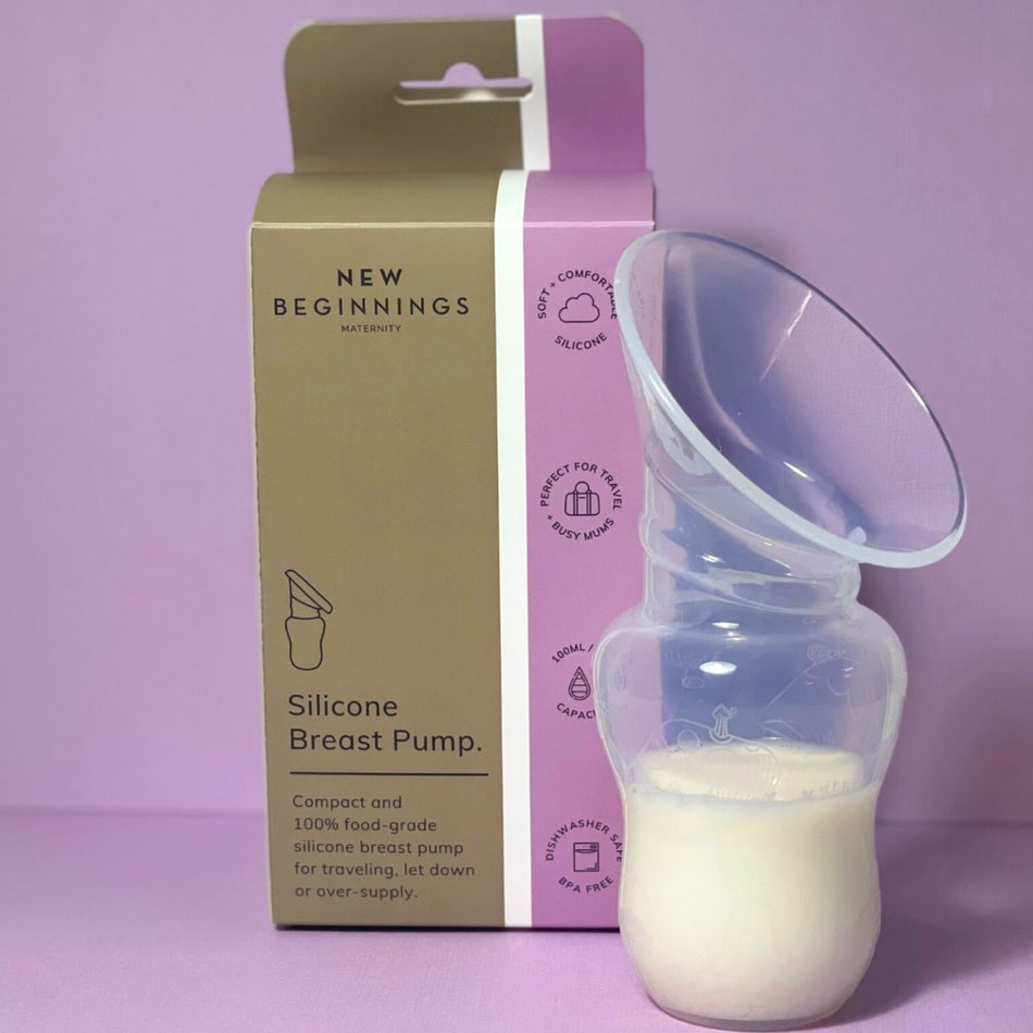 New Beginnings Silicone Manual Breast Pump