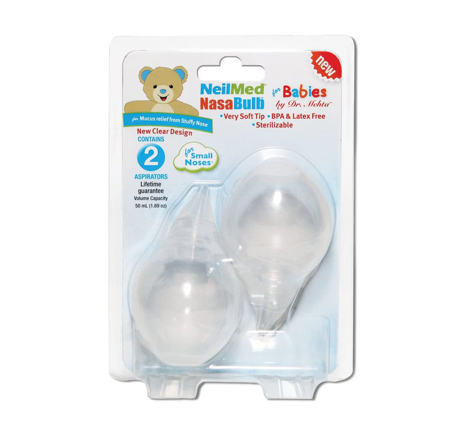 NeilMed NasaBulb Nasal Aspirator 2 Packs