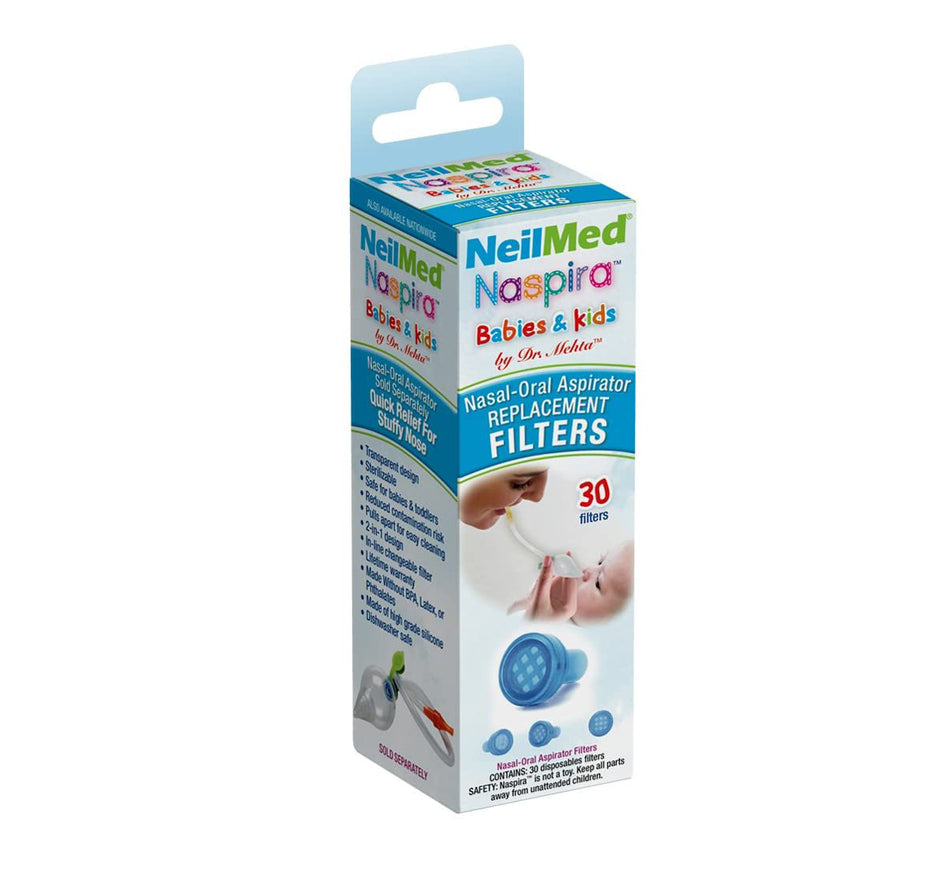 NeilMed Naspira Filter Replacements 30 Packs