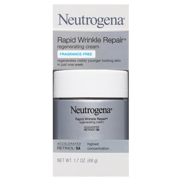 Neutrogena Rapid Wrinkle Repair Regenerating Cream Fragrance Free 48g