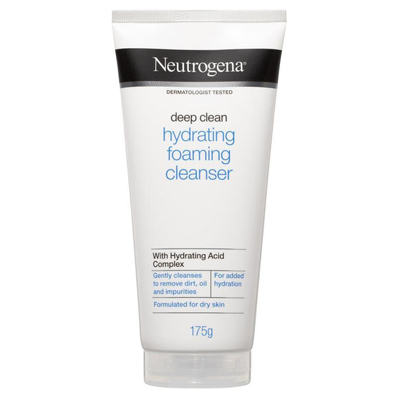 Neutrogena Deep Clean Hydrating Gentle Foaming Cleanser 175g