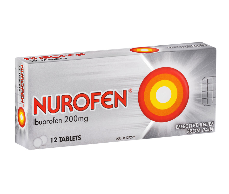 Nurofen Pain & Inflammation Relief 200mg 12 Tablets