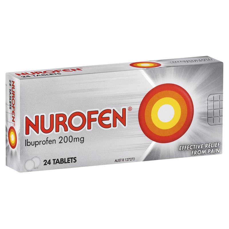 Nurofen Pain & Inflammation Relief 200mg 24 Tablets
