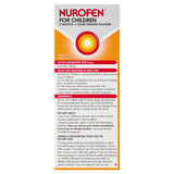 Nurofen Children 3 Months To 5 Years Orange Flavour Pain & Fever Relief 200ml
