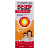 Nurofen Children 3 Months To 5 Years Strawberry Flavour Pain & Fever Relief 200ml