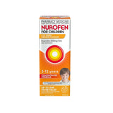 Nurofen Children 5 to 12 Years Orange Flavour - Pain & Fever Relief 200ml