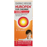 Nurofen Children 5 - 12 Years Strawberry Flavour - Pain & Fever Relief 200ml
