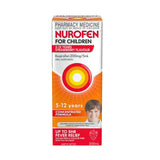 Nurofen Children 5 to 12 Years Strawberry Flavour - Pain & Fever Relief 200ml