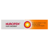 Nurofen Children 7+ Years Orange Chewable Pain & Fever Relief 12 Capsules