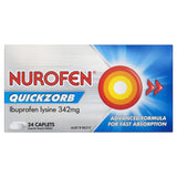 Nurofen Ibuprofen Quickzorb Fast Pain Relief 342mg 24 Caplets