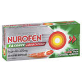 Nurofen Zavance Fast Pain Relief 200mg 20 Liquid Capsules